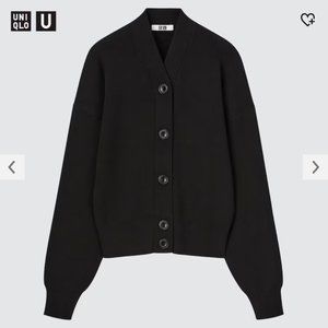 Uniqlo Short Cardigan - Black - Small